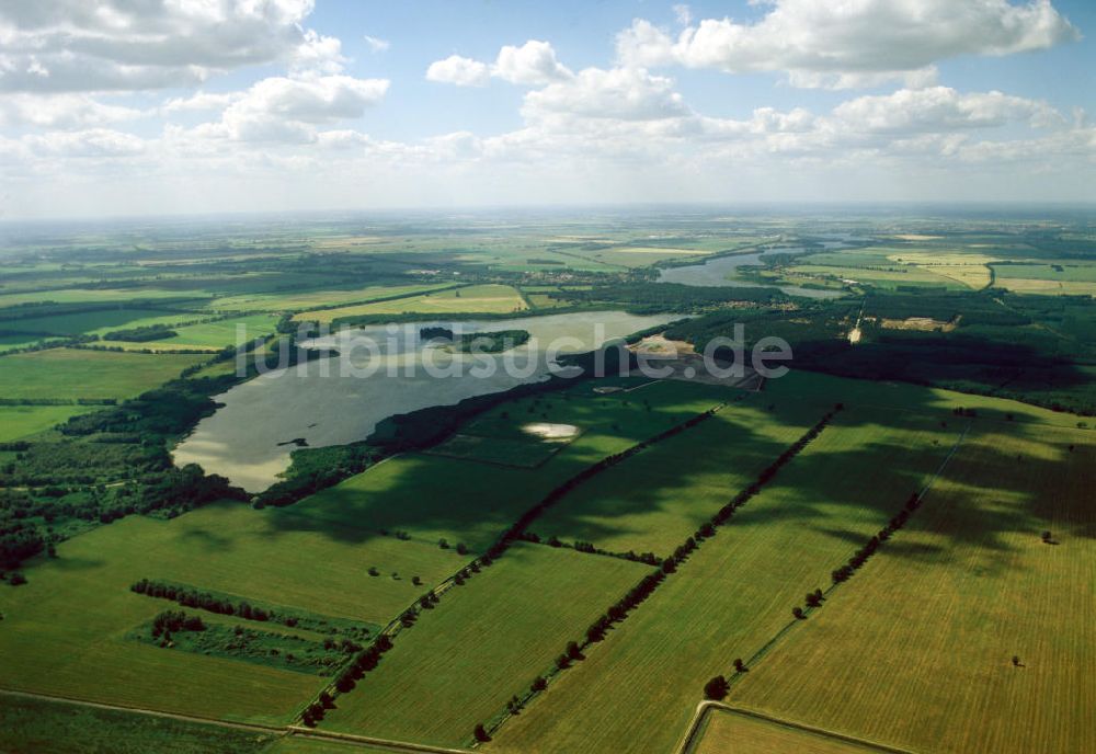 Luftaufnahme Fehrbellin - Bützsee bei Neuruppin