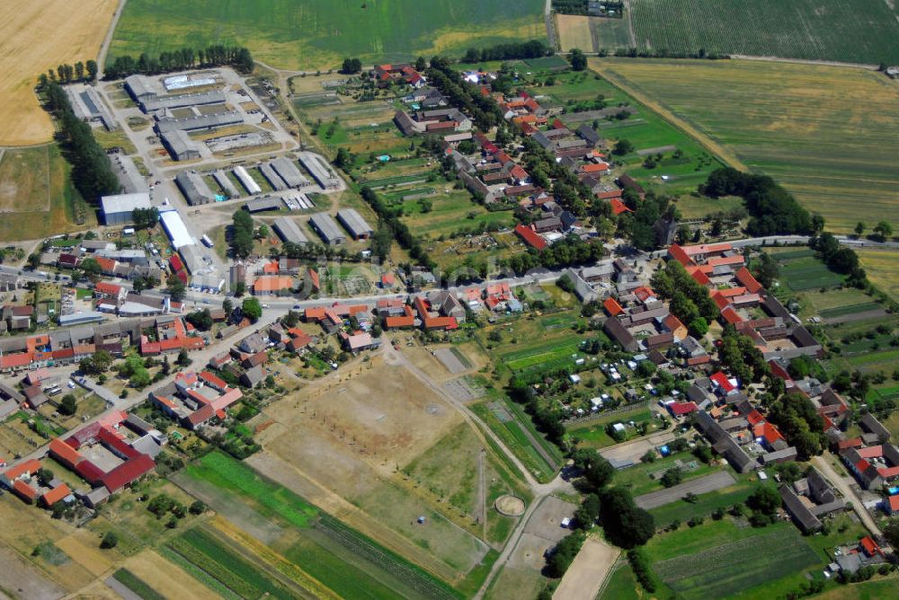 Buchholz von oben - Buchholz - Beelitz in Brandenburg