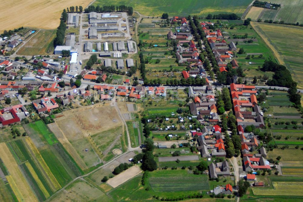 Buchholz aus der Vogelperspektive: Buchholz - Beelitz in Brandenburg