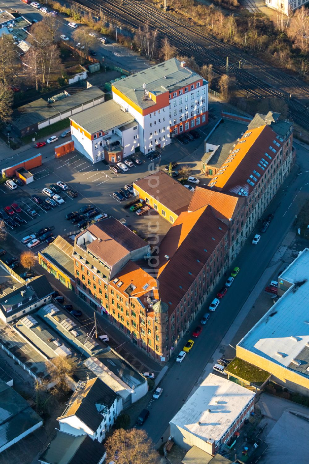 Schwelm Aus Der Vogelperspektive Burogebaude Des Geschaftshauses Ibach Haus Mit Dem Leo Theater In Schwelm Im