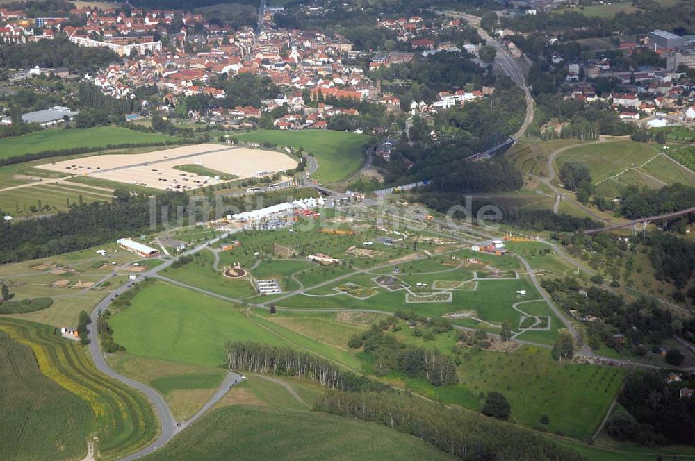 Luftbild Ronneburg - BUGA-Gelände Neue Landschaft Ronneburg