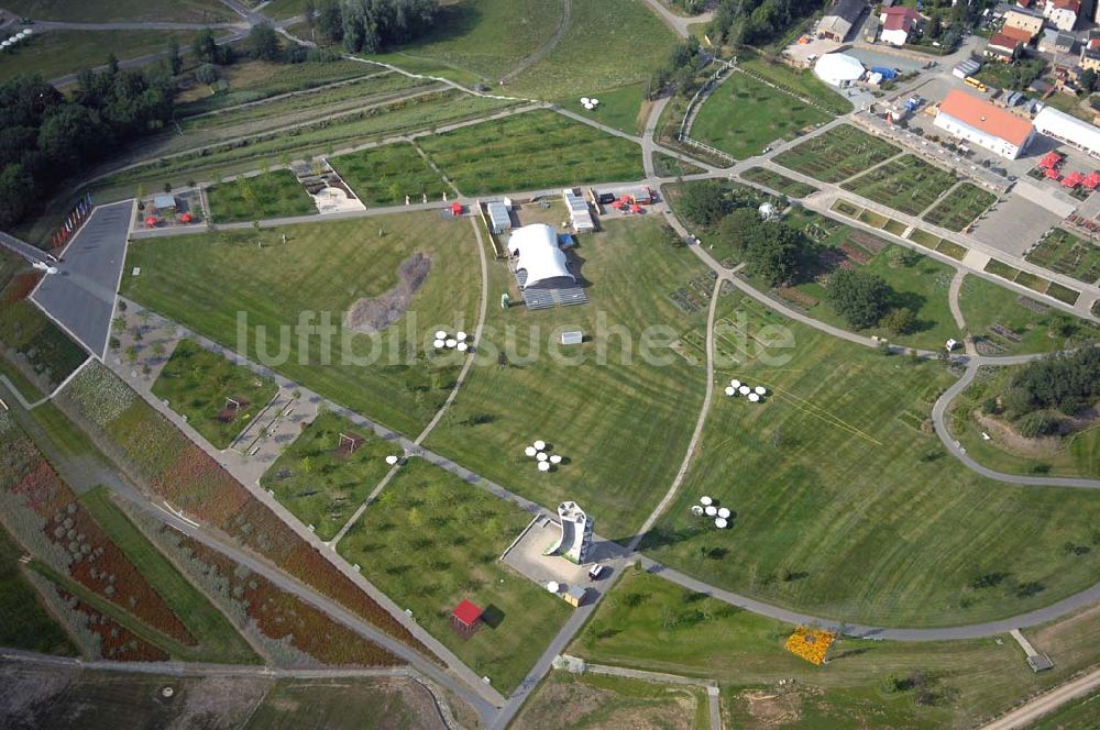 Luftbild Ronneburg - BUGA-Gelände Neue Landschaft Ronneburg