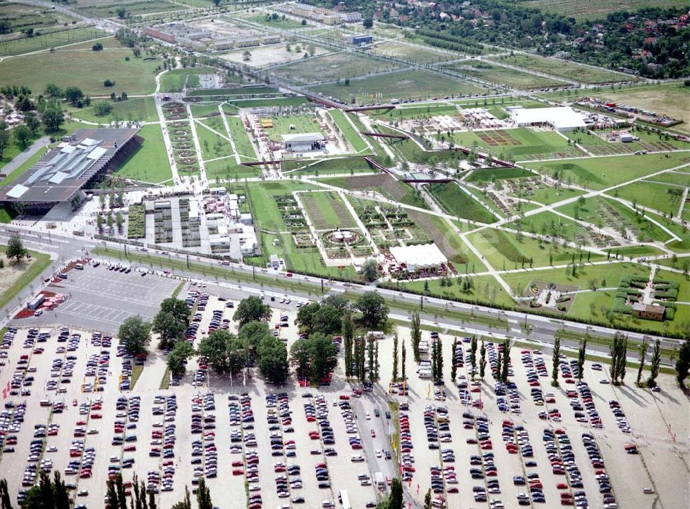 Luftbild Potsdam - BUGA - Gelände in Potsdam Bornstedt.