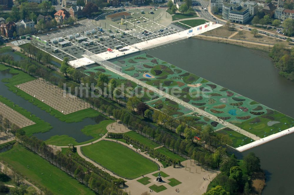 SCHWERIN von oben - BUGA 2009 in Schwerin