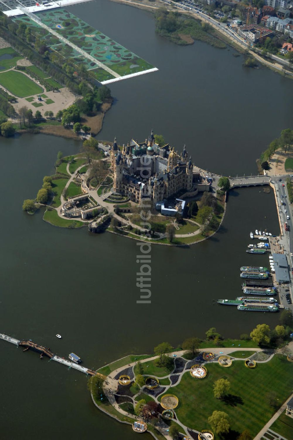 SCHWERIN aus der Vogelperspektive: BUGA 2009 in Schwerin