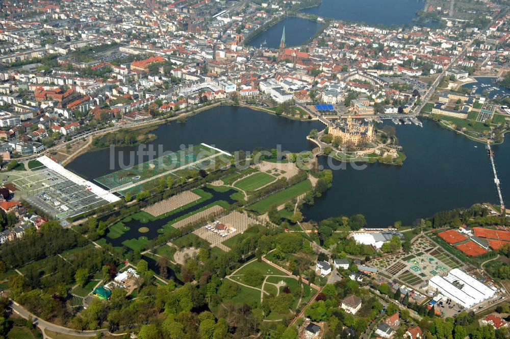 SCHWERIN aus der Vogelperspektive: BUGA 2009 in Schwerin