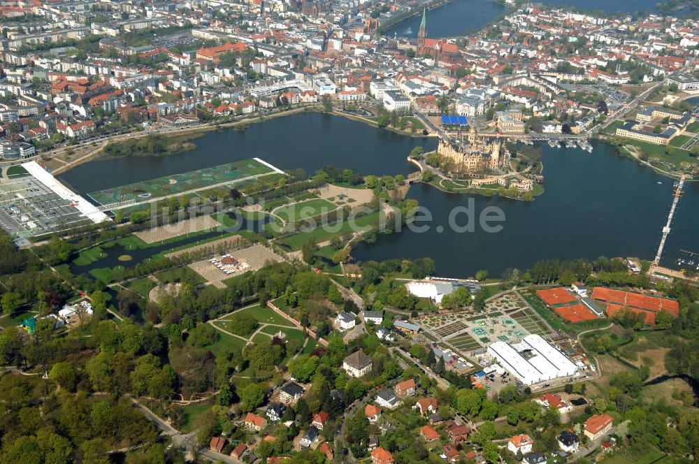 Luftbild SCHWERIN - BUGA 2009 in Schwerin