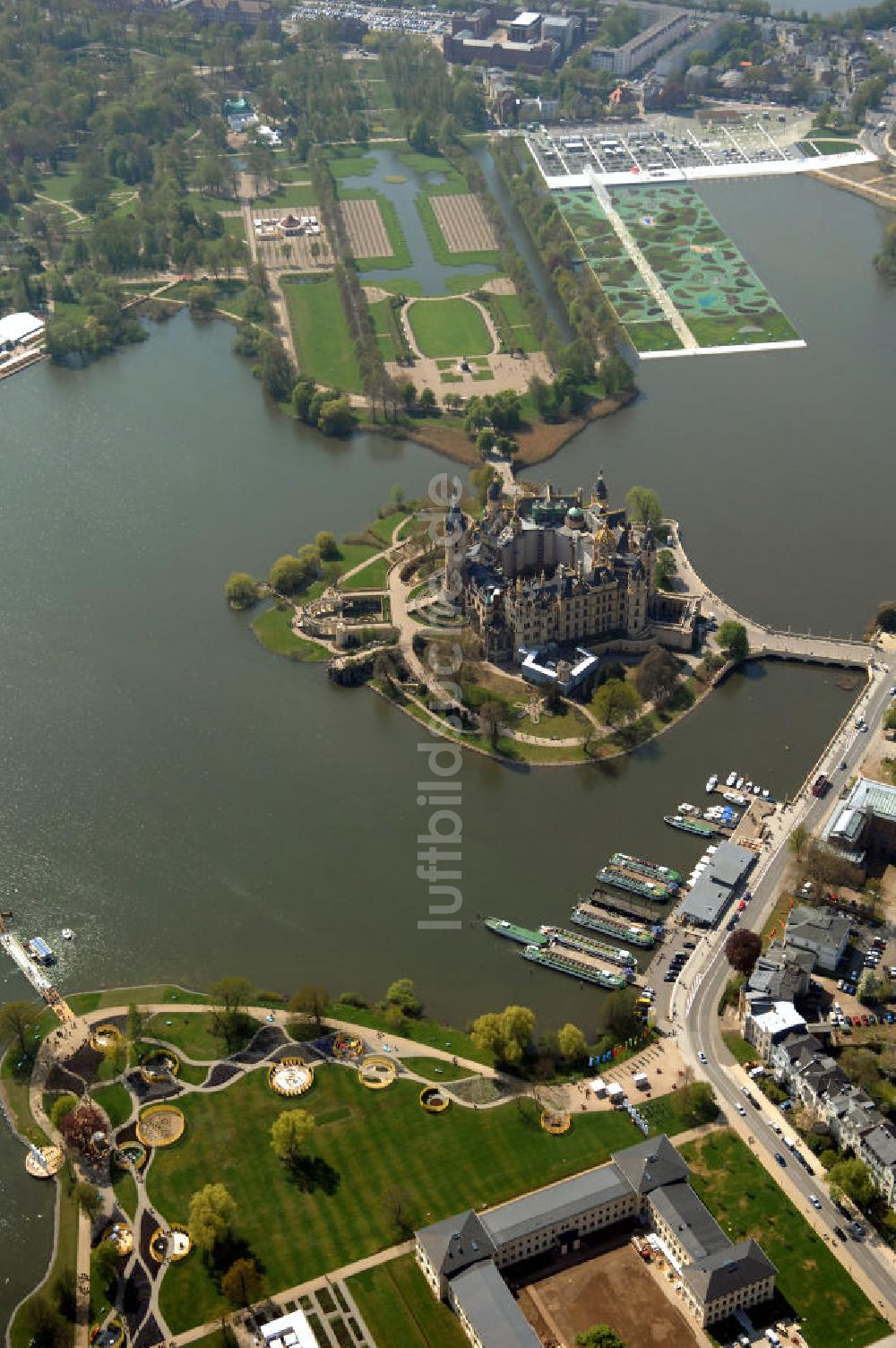 SCHWERIN aus der Vogelperspektive: BUGA 2009 in Schwerin