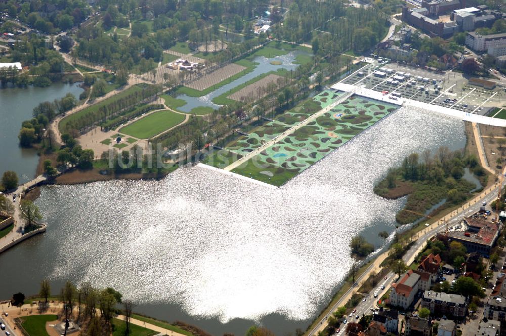 SCHWERIN von oben - BUGA 2009 in Schwerin