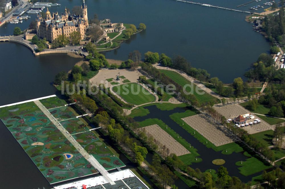 SCHWERIN von oben - BUGA 2009 in Schwerin