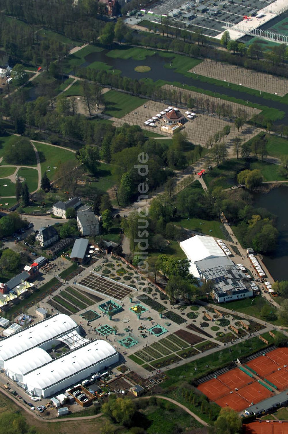 SCHWERIN aus der Vogelperspektive: BUGA 2009 in Schwerin