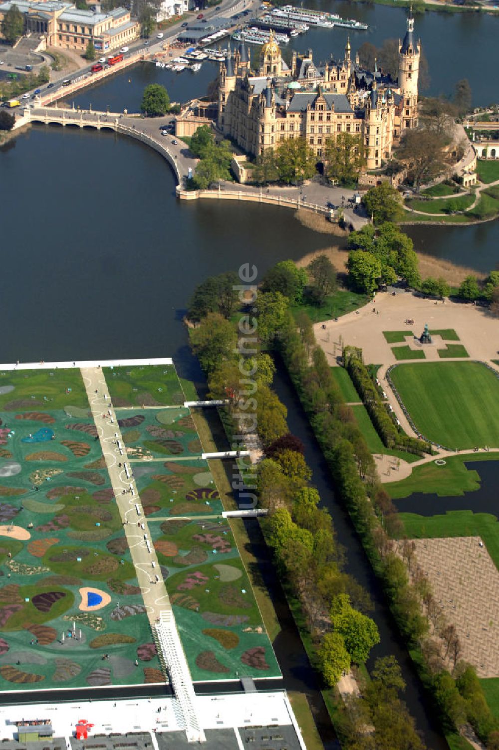 SCHWERIN von oben - BUGA 2009 in Schwerin