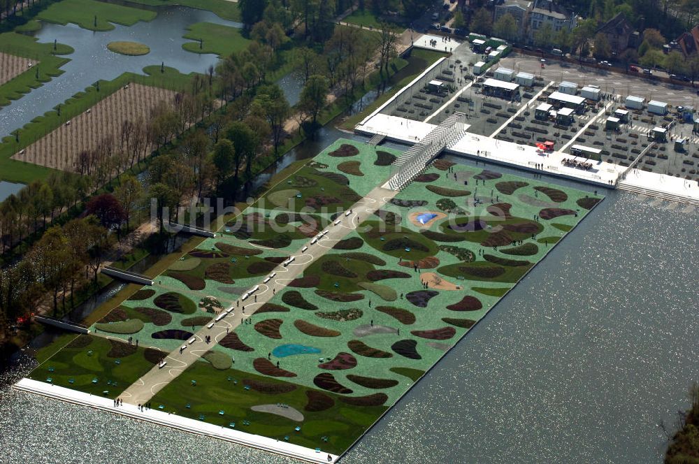 SCHWERIN von oben - BUGA 2009 in Schwerin