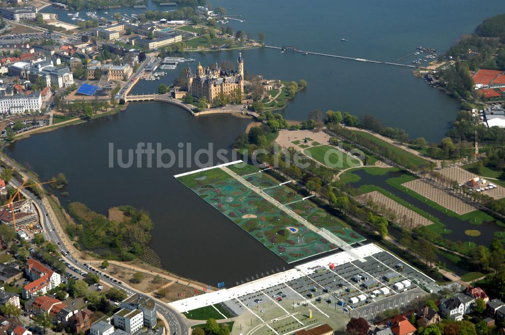 SCHWERIN von oben - BUGA 2009 in Schwerin