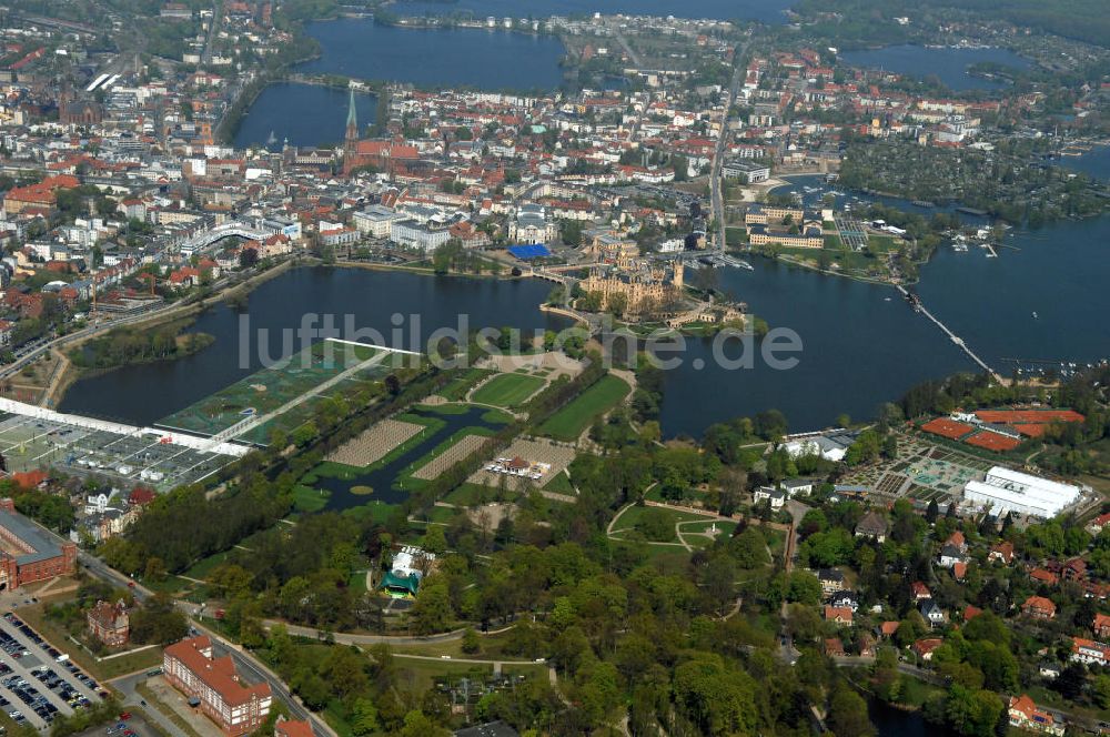 SCHWERIN von oben - BUGA 2009 in Schwerin