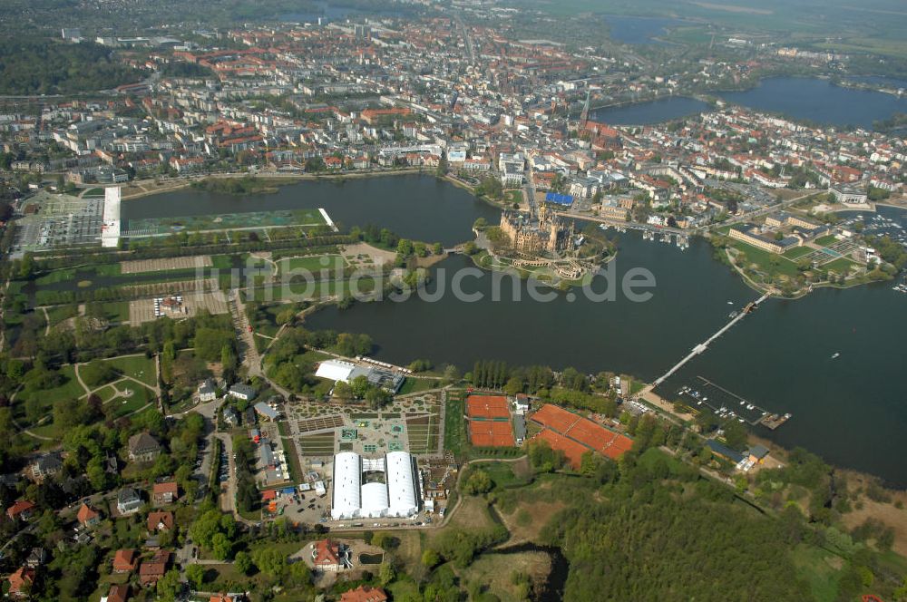 SCHWERIN von oben - BUGA 2009 in Schwerin