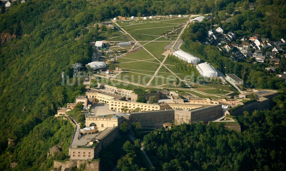 Luftaufnahme Koblenz - Bundesgartenschau Buga Koblenz 2011