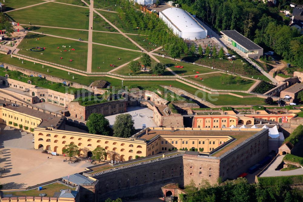 Luftbild Koblenz - Bundesgartenschau Buga Koblenz 2011