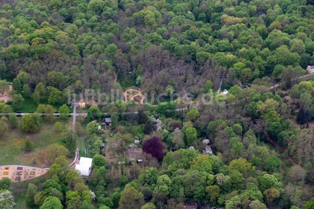 Luftaufnahme Rathenow - Bundesgartenschau 2015 in Rathenow im Bundesland Brandenburg