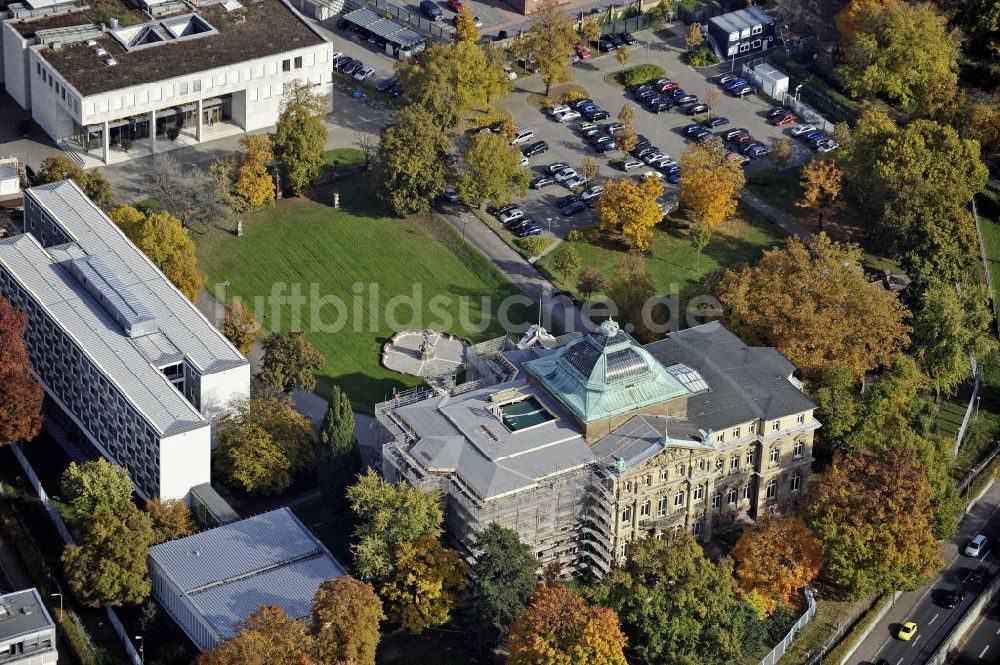 Karlsruhe von oben - Bundesgerichtshof Karlsruhe