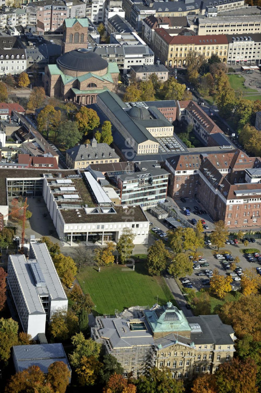 Karlsruhe aus der Vogelperspektive: Bundesgerichtshof Karlsruhe