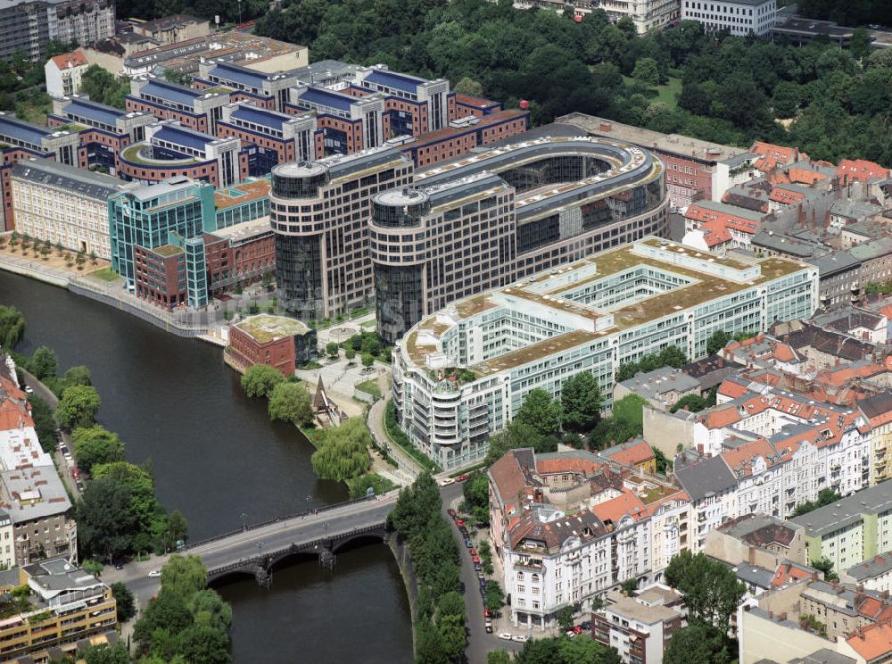 Luftbild Berlin Moabit - Bundesinnenministerium am Spreebogen Berlin