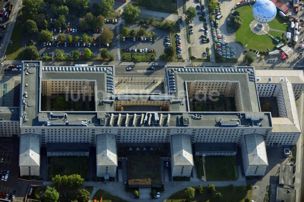 Berlin aus der Vogelperspektive: Bundesministerium der Finanzen in Berlin - Mitte