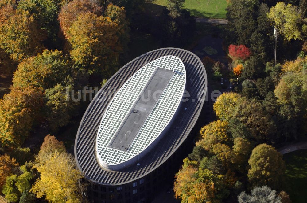 Luftaufnahme Berlin - Bundespräsidialamt im Berliner Tiergarten