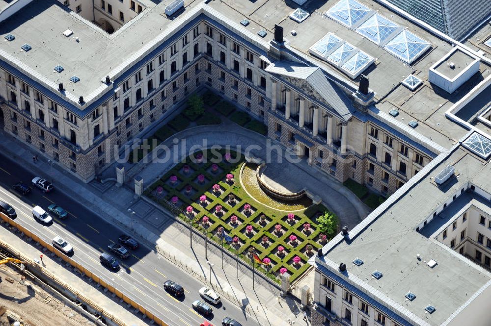 Luftbild Berlin Mitte - Bundesrat Berlin-Mitte