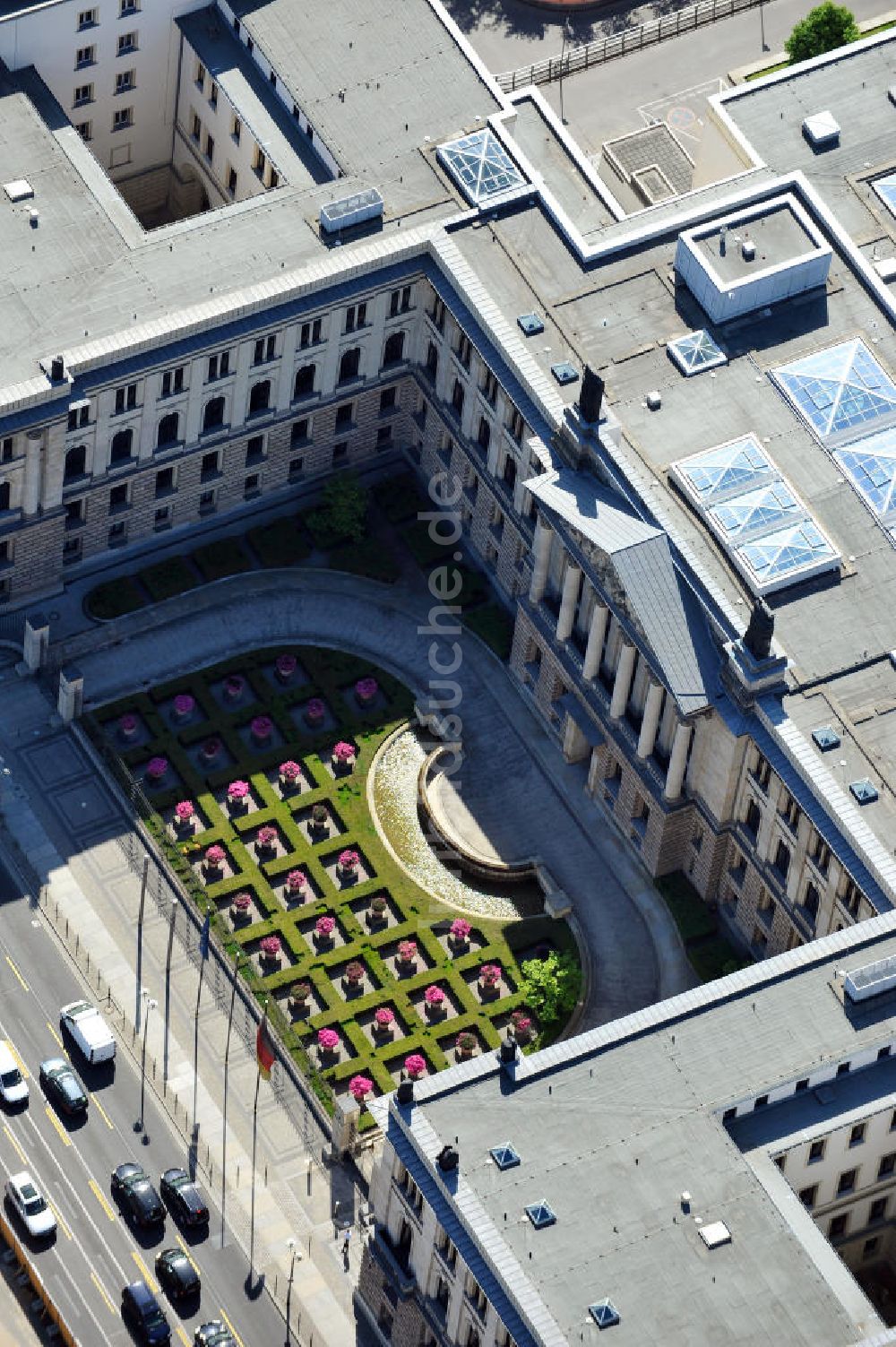 Luftaufnahme Berlin Mitte - Bundesrat Berlin-Mitte