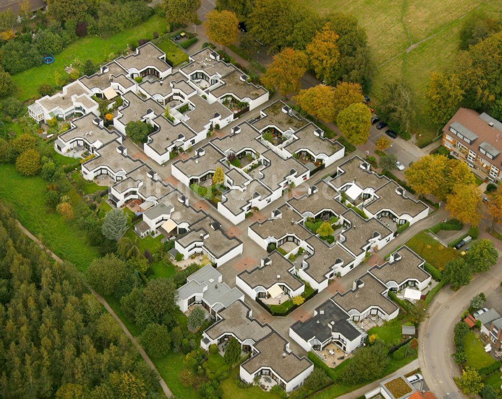 Luftbild Essen - Bungalows in Essen im Bundesland Nordrhein-Westfalen