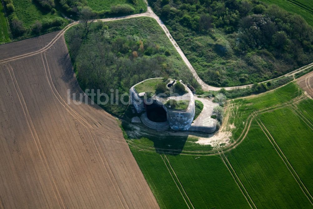 Luftbild Lille - Bunker- Gebäudekomplex und Munitionsdepot auf dem militärischen Übungsgelände Batterie Todt in Lille in Nord-Pas-de-Calais Picardie, Frankreich