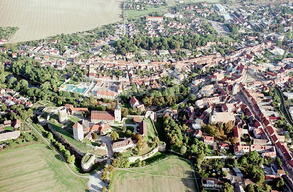 Querfurt / Sachsen-Anhalt aus der Vogelperspektive: Burg und Altstadtkern Querfurt Museumsverband Sachsen-Anhalt e