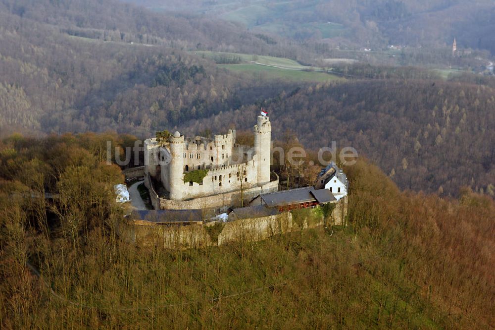 Bensheim - Auerbach aus der Vogelperspektive: Burg Auerbach Hessen