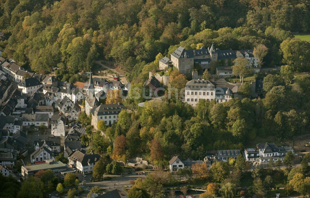 Blankenheim von oben - Burg Blankenheim