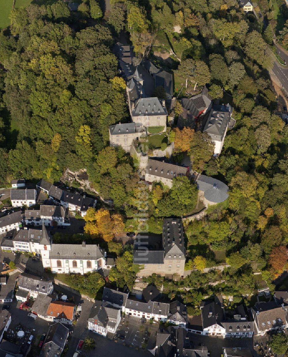 Blankenheim von oben - Burg Blankenheim