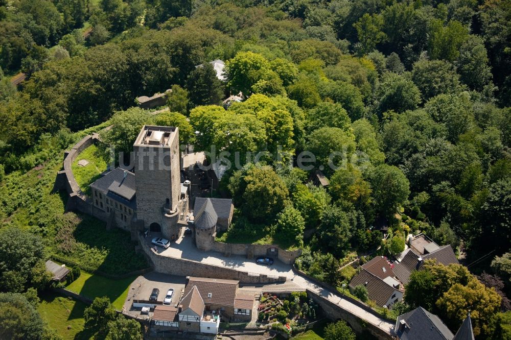 Hattingen aus der Vogelperspektive: Burg Blankenstein in Hattingen im Bundesland Nordrhein-Westfalen