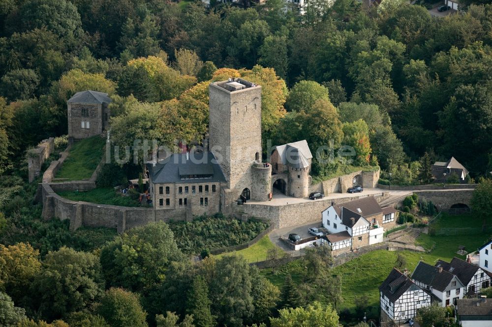 Luftbild Hattingen - Burg Blankenstein in Hattingen im Bundesland Nordrhein-Westfalen