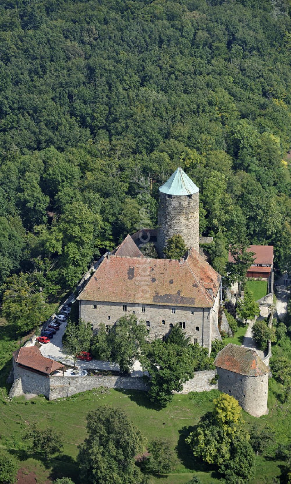 Luftaufnahme Colmberg - Burg Colmberg