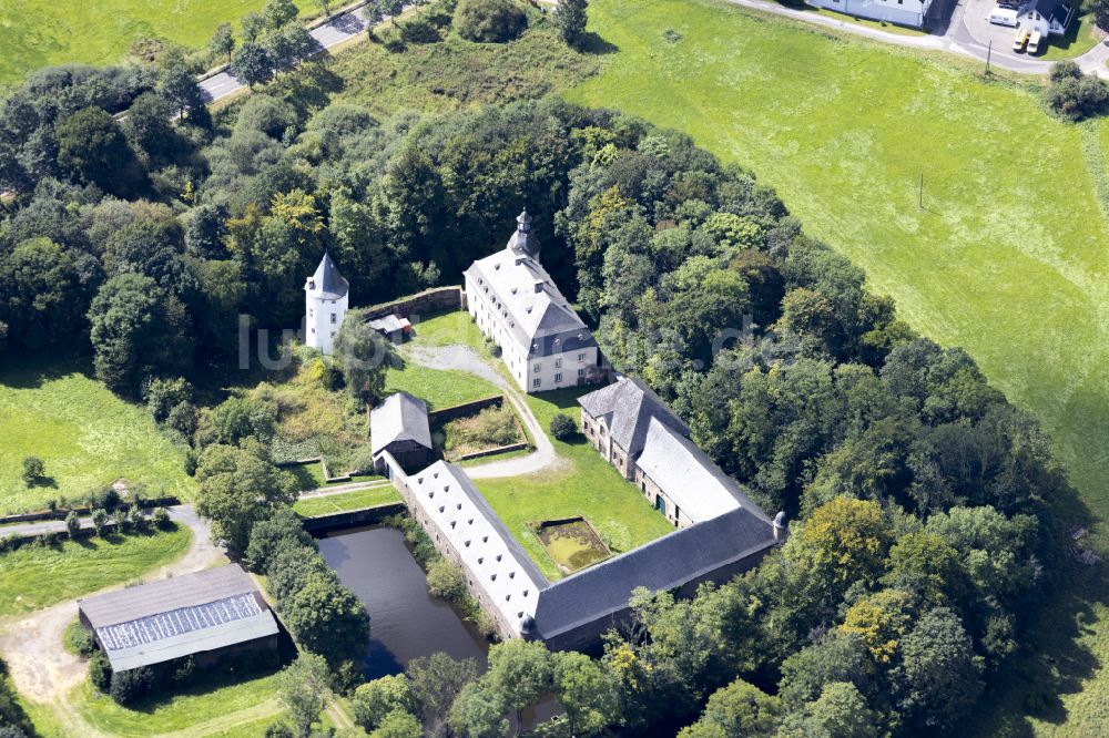 Luftbild Dreiborn - Burg Dreiborn in Schleiden im Bundesland Nordrhein-Westfalen, Deutschland