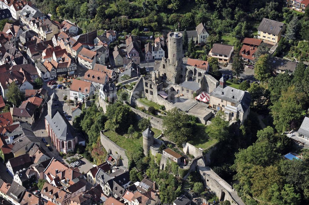 Eppstein aus der Vogelperspektive: Burg Eppstein