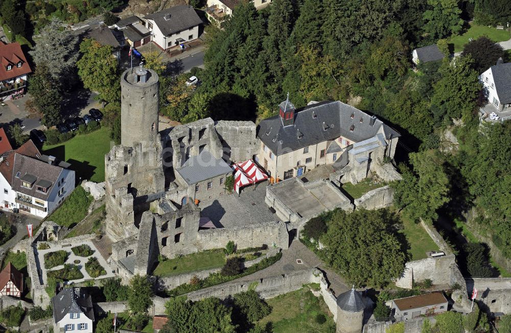 Eppstein von oben - Burg Eppstein