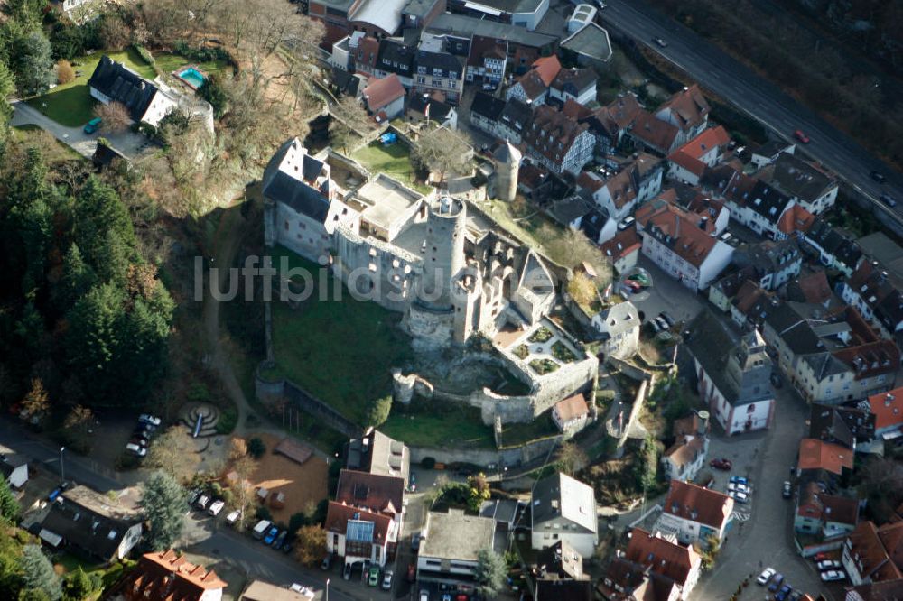 Luftbild Eppstein - Burg Eppstein