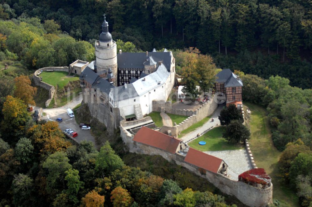 Luftbild Falkenstein/ Harz - Burg Falkenstein (Harz)