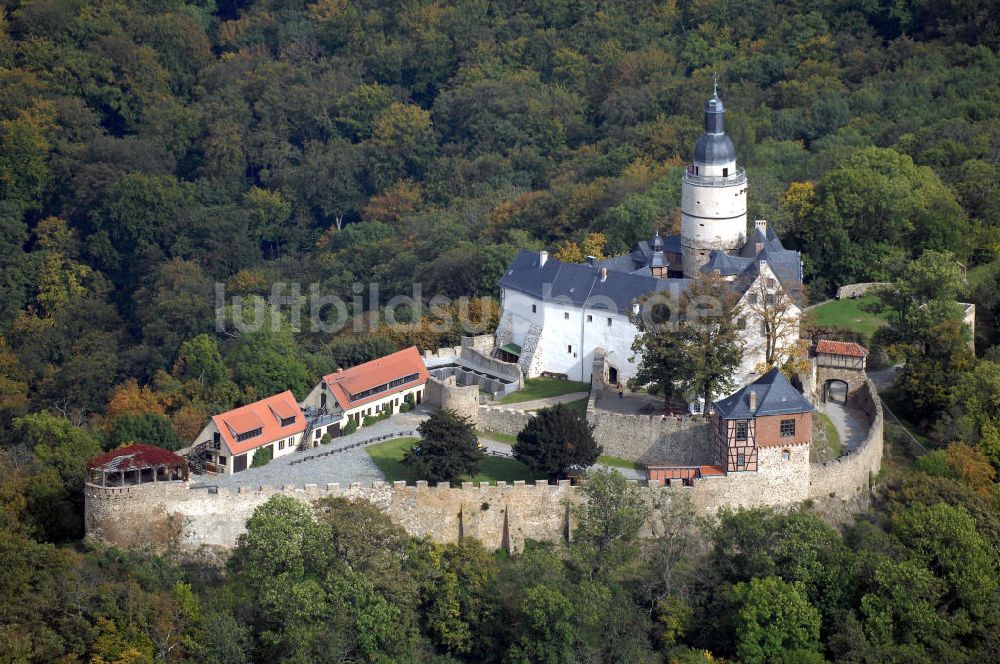 Luftaufnahme Falkenstein/ Harz - Burg Falkenstein (Harz)