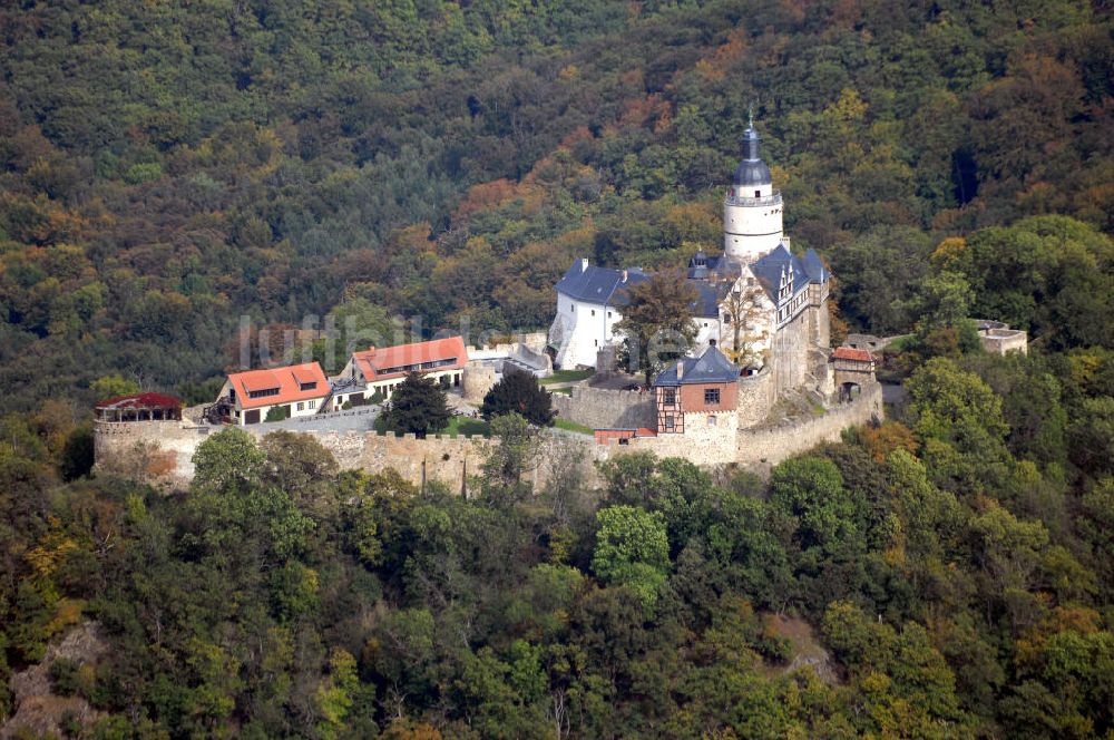 Falkenstein/ Harz aus der Vogelperspektive: Burg Falkenstein (Harz)