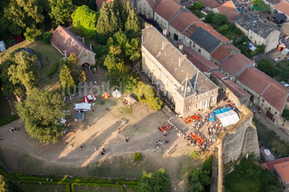 Rodemack aus der Vogelperspektive: Burg Fort Rodemack in Rodemack in Grand Est, Frankreich