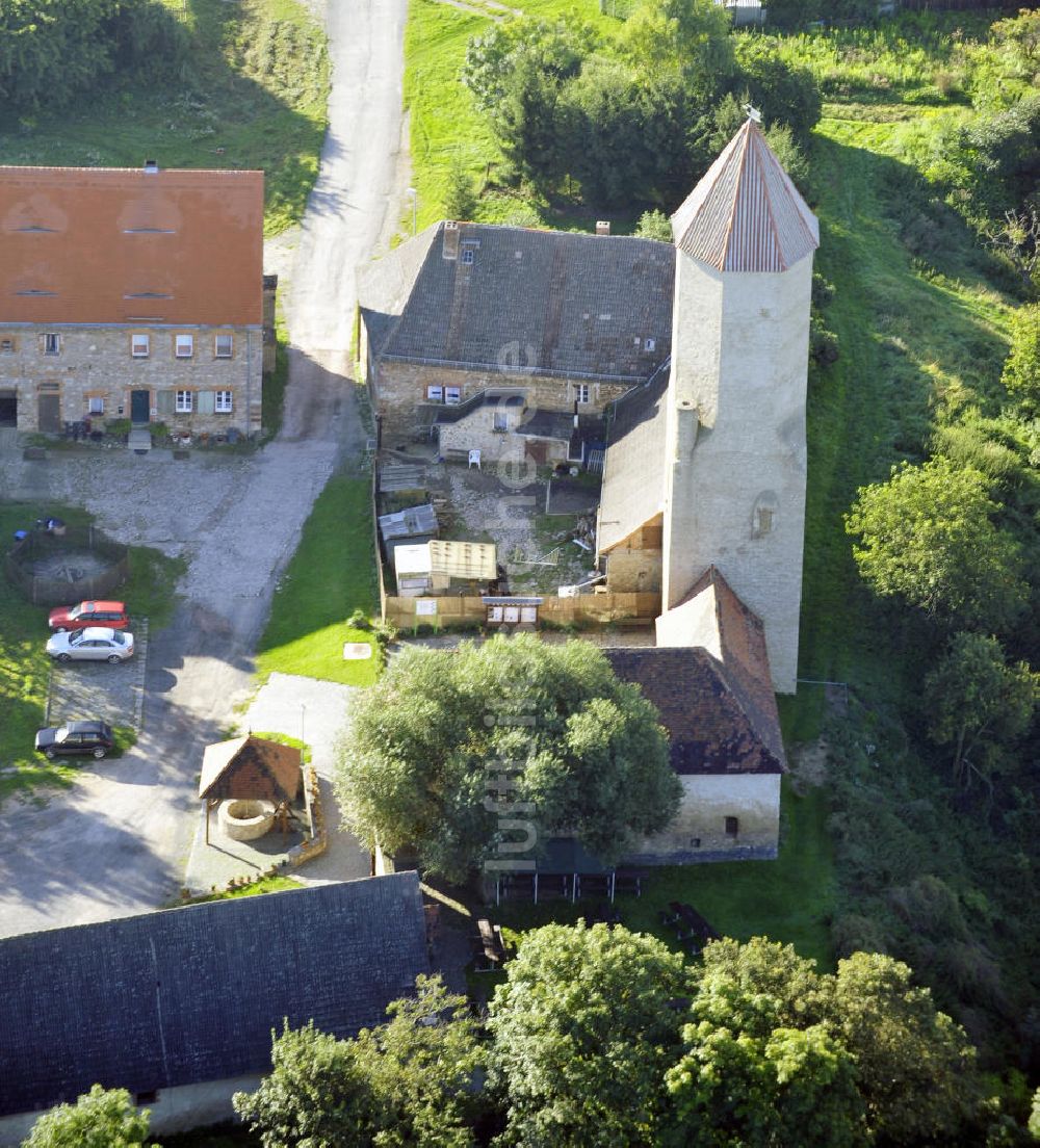 Luftbild Freckleben - Burg Freckleben Sachsen Anhalt