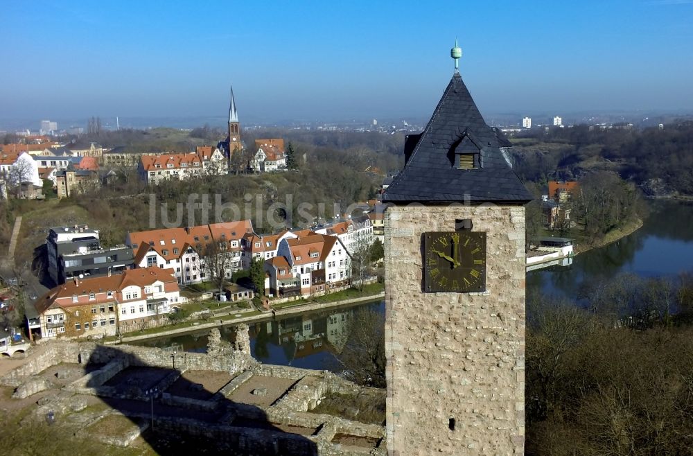 Halle ( Saale ) aus der Vogelperspektive: Burg Giebichenstein in Halle (Saale) in Sachsen-Anhalt