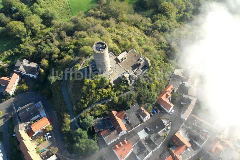 Luftaufnahme Krofdorf-Gleiberg - Burg Gleiberg in Krofdorf-Gleiberg